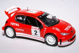 Peugeot 206 WRC - Rallye De Montecarlo 2003 - R.Burus-R.Reid 1:43