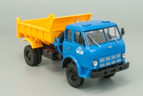 МАЗ-509Б самосвал (4х4) - 1970 г. - синий/жёлтый 1:43
