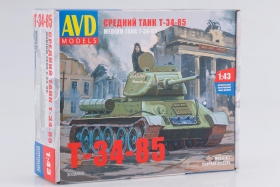 Т-34-85 советский средний танк - сборная модель 1:43