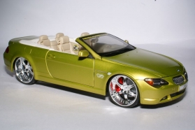 BMW 645 Ci Cabrio - золотой металлик - тюнинг 1:18