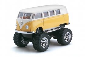 Volkswagen Т1 Bus Big Foot - 1962 - 4 цвета в ассортименте - без коробки 1:32