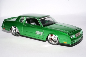 Chevrolet Monte Carlo SS 1986 - зеленый металлик - тюнинг 1:24