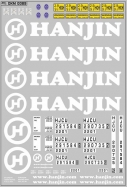 Набор декалей Контейнеры Hanjin - 100х140 мм. 1:43