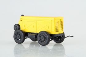 ЗИФ-55 компрессор передвижной - желтый 1:43