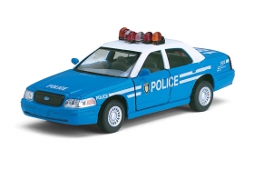 Ford Crown Victoria Police Interceptor - синий - без коробки 1:42