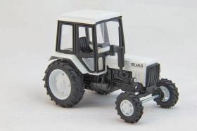 МТЗ-82 Трактор «Belarus» (металл/пластик, Люкс-2) - белый/черный 1:43