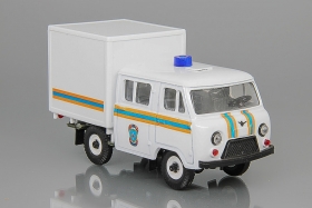 УАЗ-39094 «Фермер» фургон (пластик) - МЧС 1:43