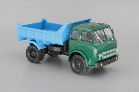МАЗ-503А самосвал - 1970 - зеленый/голубой 1:43