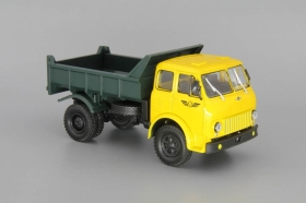 МАЗ-503Б самосвал - 1963 г. - желтый/зеленый 1:43