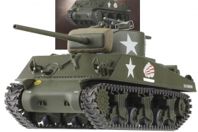 M4A3 (76 mm.) Sherman - США - 1944 г. - №19 с журналом 1:43