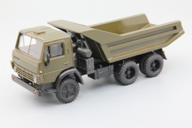 КАМАЗ-5511 самосвал - горизонтальные ребра жесткости - хаки 1:43