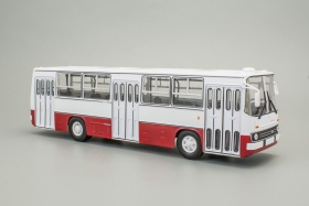 Ikarus-260 автобус городской - белый/вишневый 1:43