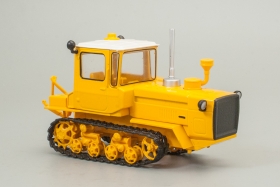 ДТ-175 «Волгарь» трактор - оранжевый - №126 с журналом 1:43