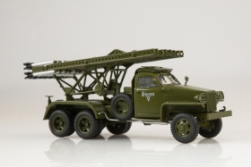 Studebaker US6 советская боевая машина реактивной артиллерии БМ-13 «Катюша» 1:43