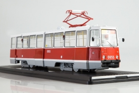 КТМ-5М3 (71-605) трамвай маршрут 26 Ленинград 1:43