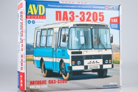 ПАЗ-3205 автобус малого класса - сборная модель 1:43