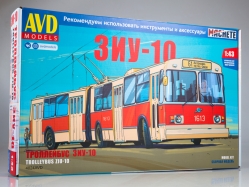 ЗиУ-10 (ЗиУ-683) троллейбус - сборная модель 1:43