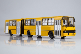 Ikarus-280 автобус городской сочлененый - желтый/белые двери 1:43