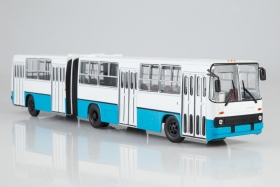 Ikarus-280 автобус городской сочлененый - белый/синий 1:43