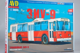 ЗиУ-9 троллейбус - сборная модель 1:43