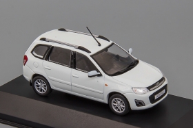 Lada Kalina SW (Лада Калина Универсал 2) - белый - №8 с журналом 1:43