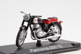 Pannonia 250 T5 мотоцикл - №18 с журналом (+открытка) 1:24