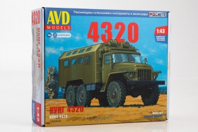 Миасский грузовик-4320 кунг - сборная модель 1:43