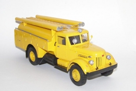 МАЗ-200 пожарная автоцистерна АЦ-35 - желтый 1:43