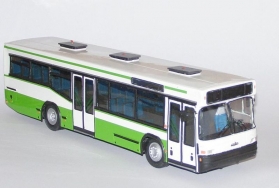 МАЗ-104С автобус пригородный - белый/зеленый 1:43