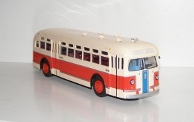 ЗиС-154 автобус городской дизель-электрический - 1947 - красный/бежевый 1:43