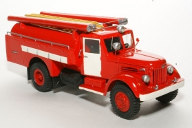 МАЗ-200 пожарная автоцистерна АЦ-35 - красный 1:43