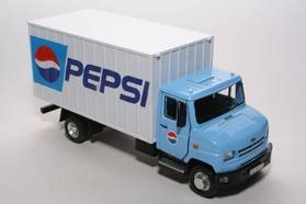 ЗиЛ-5301 «Бычок» контейнер PEPSI - голубой/белый 1:43