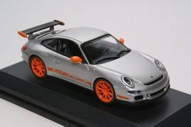 Porsche 911 GT3 RS (997) - серый/оранжевый 1:43