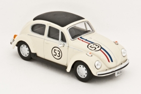 Volkswagen Beetle #53 из фильма «Сумасшедшие гонки (Херби: полная загрузка)» 1:43
