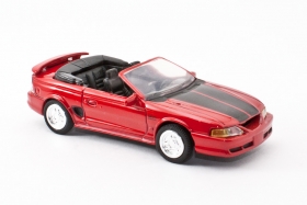 Ford Mustang GT convertible - 1994 - красный/черный полосы 1:43