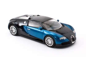 Bugatti EB 16.4 Veyron Production Car - 2005 - black/blue 1:43