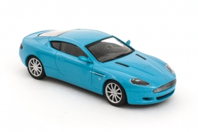 Aston Martin DB9 Vantage - голубой металлик - №48 с журналом 1:43