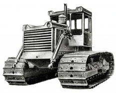 Т-130Б трактор гусеничный болотоходный 1:43