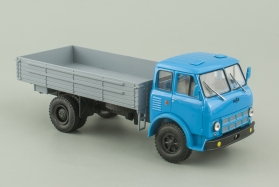 МАЗ-500А бортовой - 1970 г. - голубой/серый 1:43