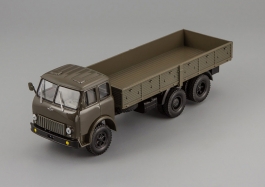 МАЗ-516 бортовой - 1969-1970 гг. - серо-зеленый 1:43