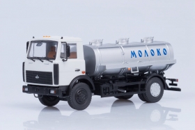 МАЗ-5337 автоцистерна изотермическая для перевозки пищевых жидкостей АЦИП-7,7 «Молоко» 1:43