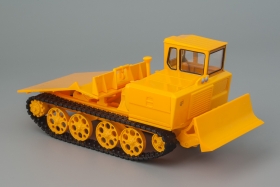 ТДТ-55А трактор трелевочный - желтый - №27 с журналом 1:43