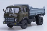 МАЗ-503А самосвал - 1975 г. - зеленый/серый 1:43