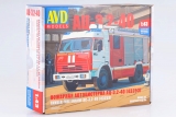 КАМАЗ-43253 пожарная автоцистерна АЦ-3,2-40(43253) - сборная модель 1:43