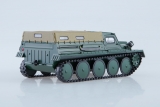 ГТ-С (Горький-47) гусеничный транспортёр-снегоболотоход с тентом - зеленый 1:43