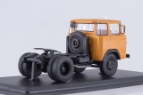 КАЗ-608 седельный тягач - оранжевый 1:43