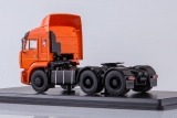 КАМАЗ-6460 седельный тягач - оранжевый/серый 1:43
