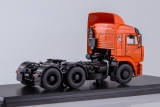 КАМАЗ-6460 седельный тягач - оранжевый/серый 1:43