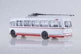 Киев-4 (К-4, КТБ-4) троллейбус - белый/красный 1:43