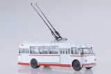 Киев-4 (К-4, КТБ-4) троллейбус - белый/красный 1:43